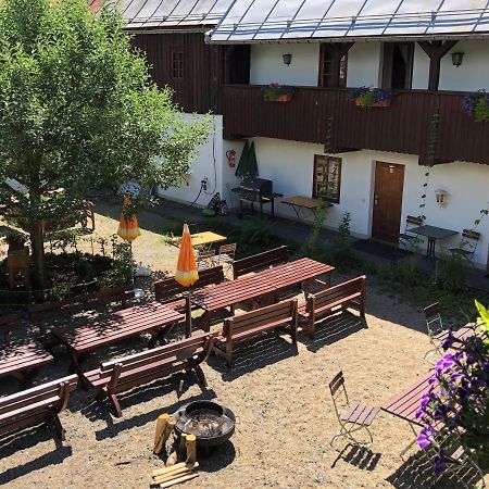 Pension Untere Rauner Muehle Bad Brambach Buitenkant foto