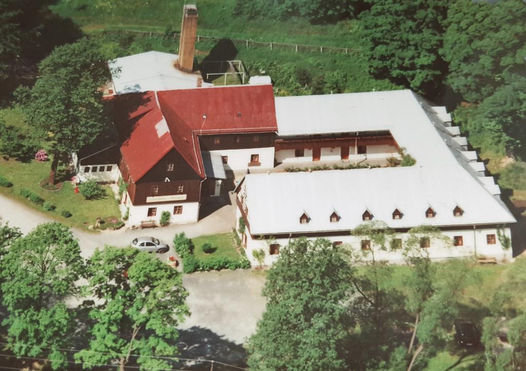 Pension Untere Rauner Muehle Bad Brambach Buitenkant foto