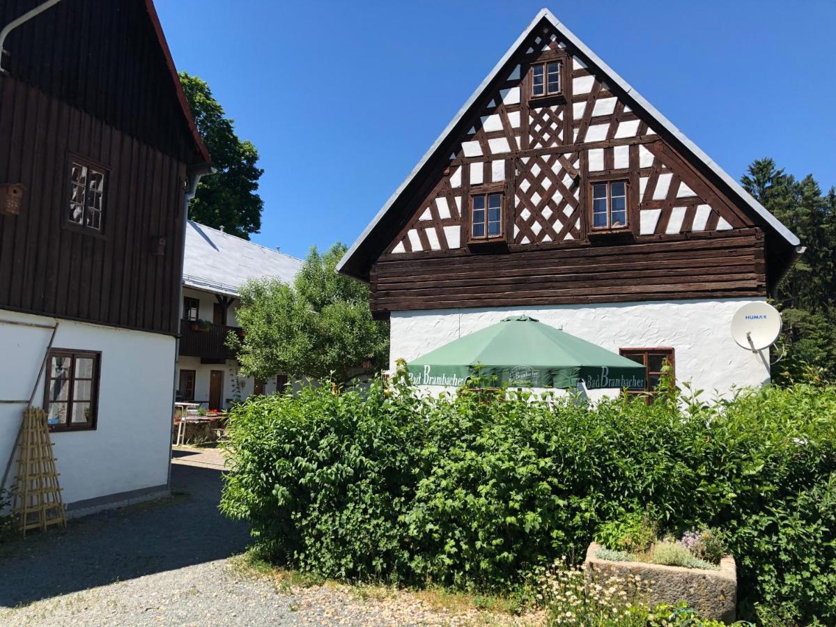 Pension Untere Rauner Muehle Bad Brambach Buitenkant foto