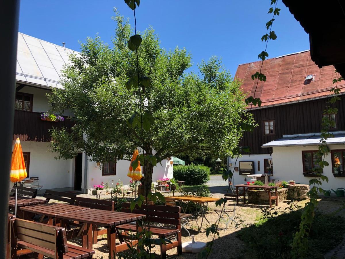 Pension Untere Rauner Muehle Bad Brambach Buitenkant foto