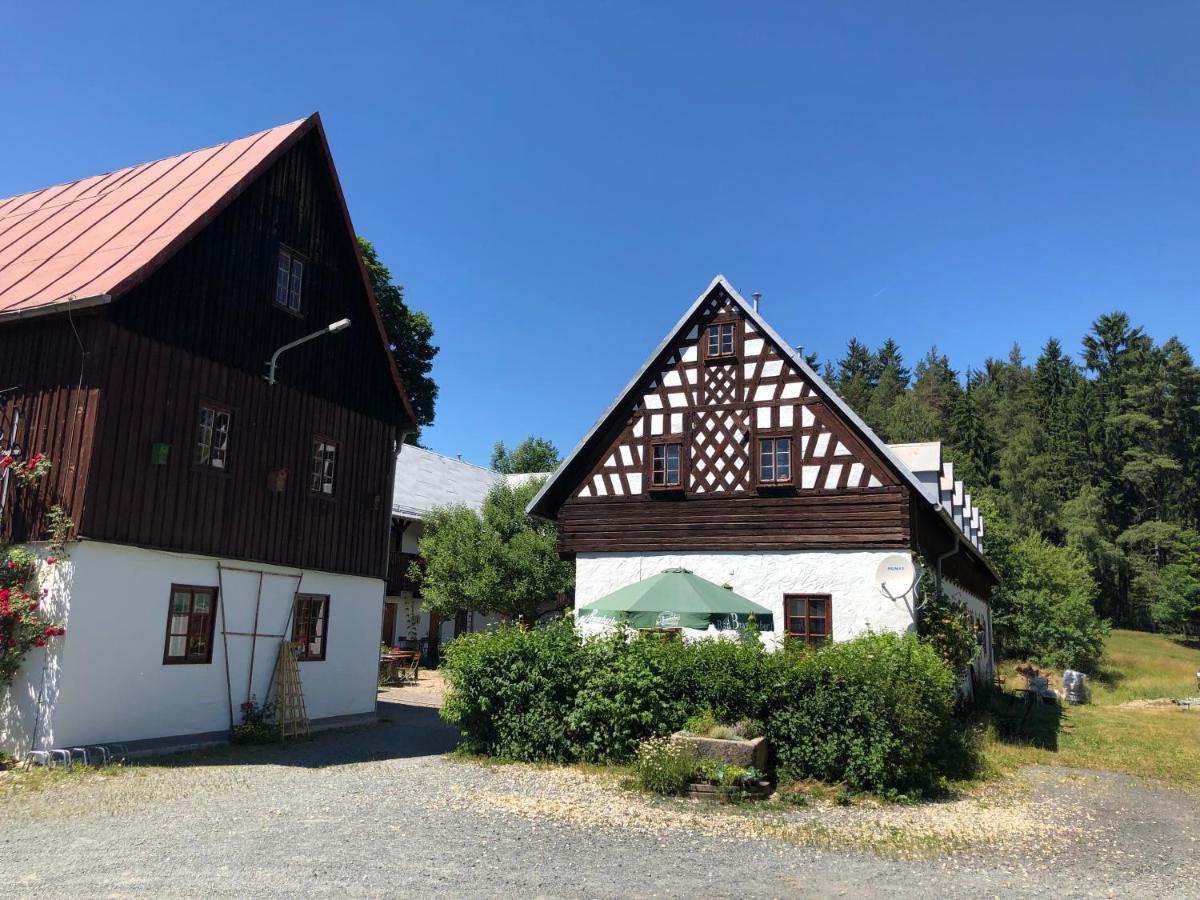 Pension Untere Rauner Muehle Bad Brambach Buitenkant foto
